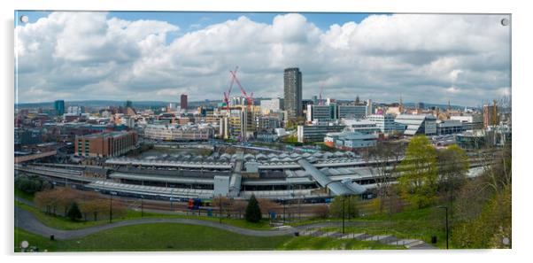 Sheffield City Skyline  Acrylic by Apollo Aerial Photography