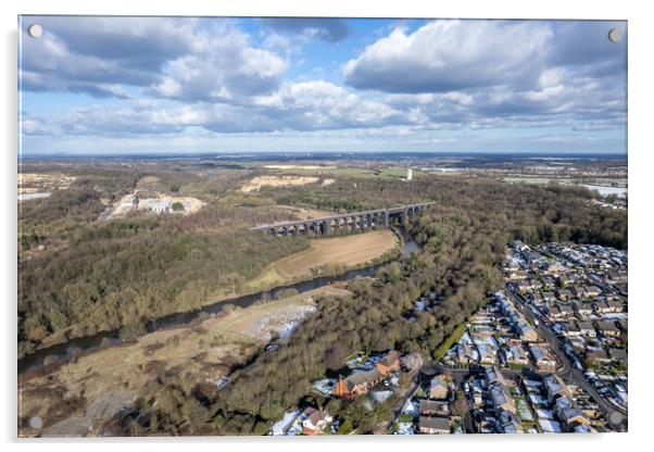 Conisbrough Viaduct Acrylic by Apollo Aerial Photography