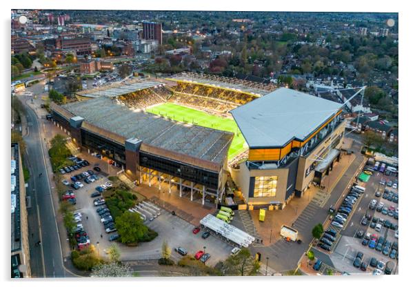 Wolverhampton Wanderers  Acrylic by Apollo Aerial Photography