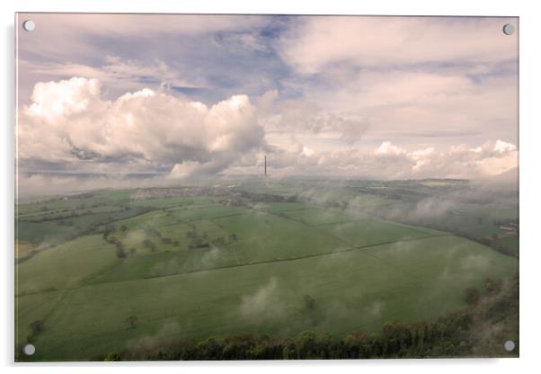 Emley Moor Views Acrylic by Apollo Aerial Photography