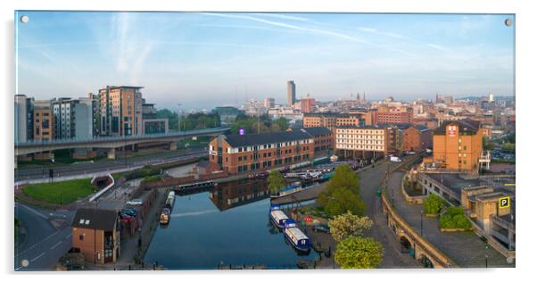 Victoria Quays Sheffield Acrylic by Apollo Aerial Photography