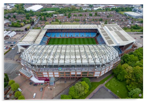 Aston Villa FC Acrylic by Apollo Aerial Photography