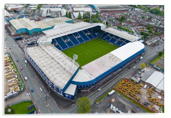 The Hawthorns West Bromwich Albion Acrylic by Apollo Aerial Photography