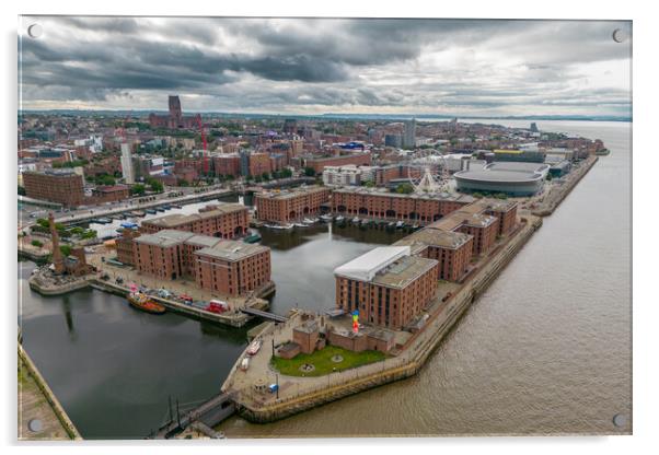 Liverpool's Royal Albert Docks Acrylic by Apollo Aerial Photography