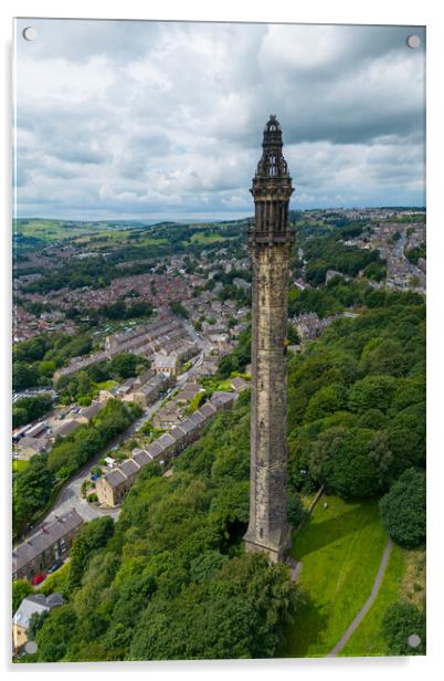 Wainhouse Tower Acrylic by Apollo Aerial Photography