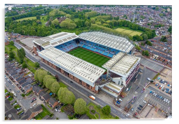 Villa Park Aston Villa FC Acrylic by Apollo Aerial Photography