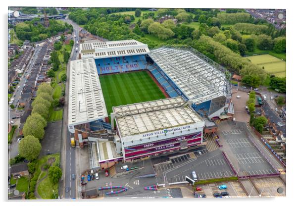 Villa Park Aston Villa FC Acrylic by Apollo Aerial Photography