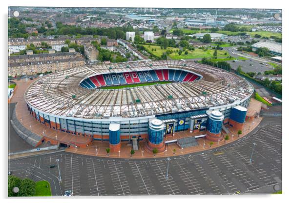 Hampden Park Scotland Acrylic by Apollo Aerial Photography