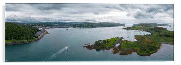 Entrance to Oban Acrylic by Apollo Aerial Photography