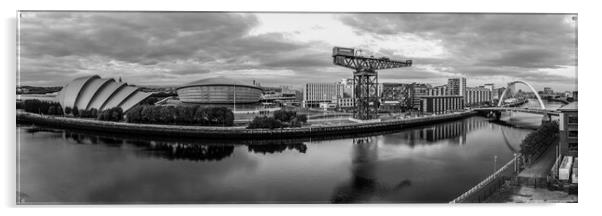 Glasgow Cityscape Acrylic by Apollo Aerial Photography