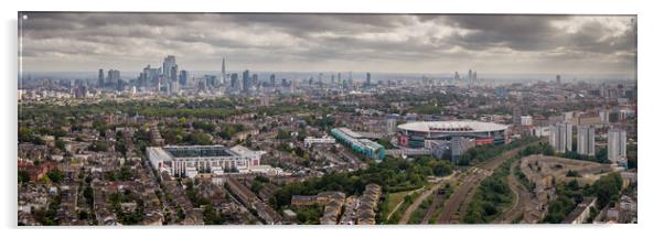 North London History Acrylic by Apollo Aerial Photography