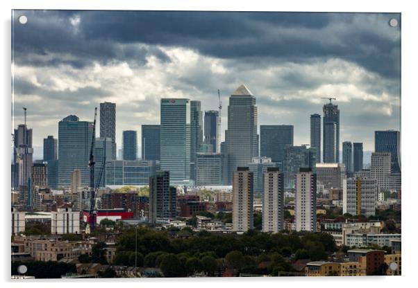 London The Big Smoke Acrylic by Apollo Aerial Photography