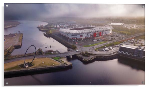 Middlesbrough FC Acrylic by Apollo Aerial Photography