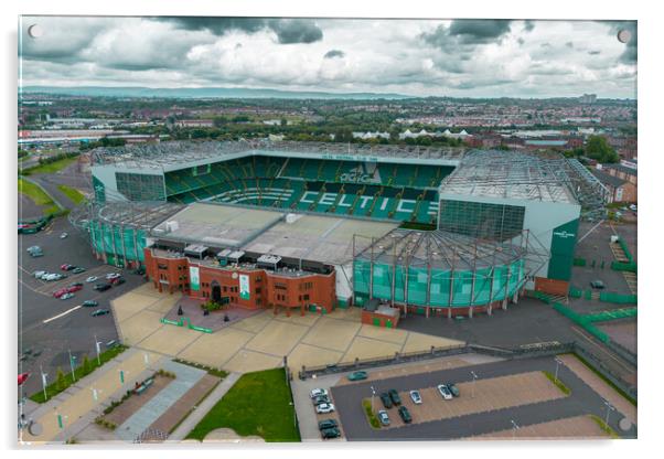 Glasgow Celtic Acrylic by Apollo Aerial Photography