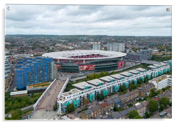 The Emirates Stadium Acrylic by Apollo Aerial Photography