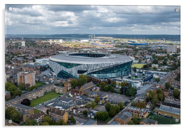 Tottenham Hotspur Stadium Acrylic by Apollo Aerial Photography