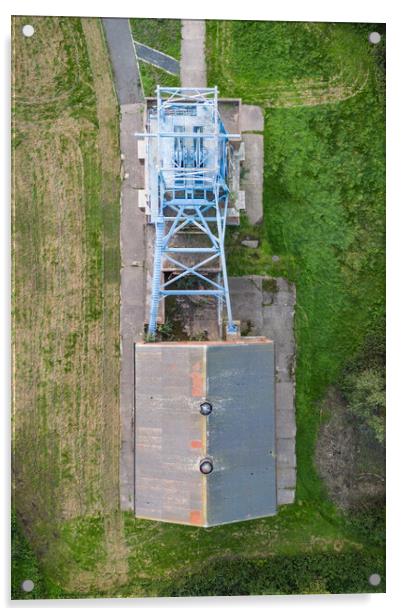 Barnsley Main Colliery Top View Acrylic by Apollo Aerial Photography