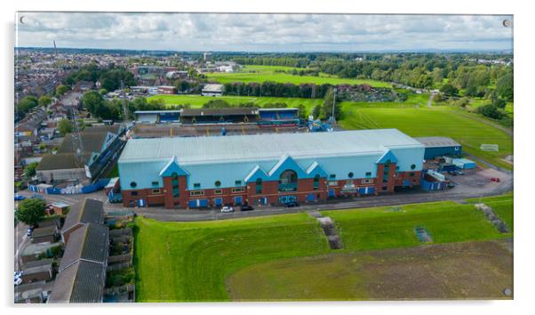 Carlisle United FC Acrylic by Apollo Aerial Photography