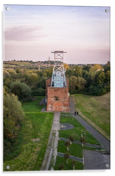 Barnsley Main Colliery Acrylic by Apollo Aerial Photography