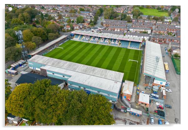 Rochdale AFC Acrylic by Apollo Aerial Photography
