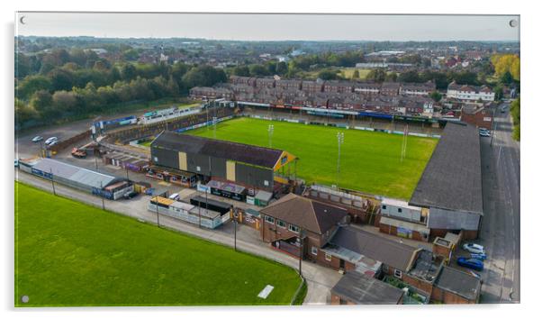 The Castleford Tigers Acrylic by Apollo Aerial Photography