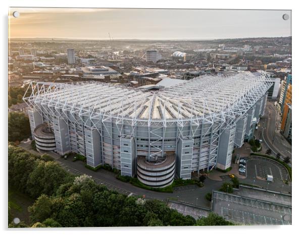 Sunrise at St James Park Acrylic by Apollo Aerial Photography