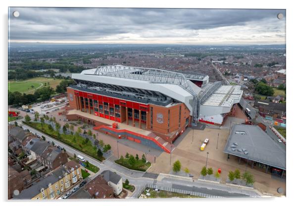 Liverpool Football Club  Acrylic by Apollo Aerial Photography