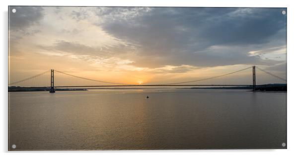 Humber Bridge A Marvel of Engineering Acrylic by Apollo Aerial Photography
