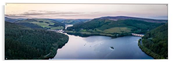 Ladybower views Acrylic by Apollo Aerial Photography