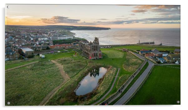 Whitby by Drone Acrylic by Apollo Aerial Photography