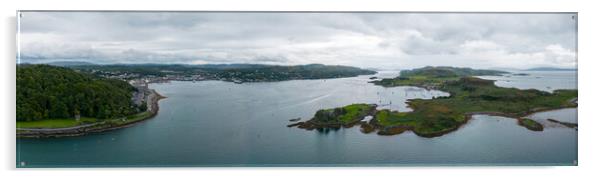 Oban and the Isle of Kerrera Acrylic by Apollo Aerial Photography