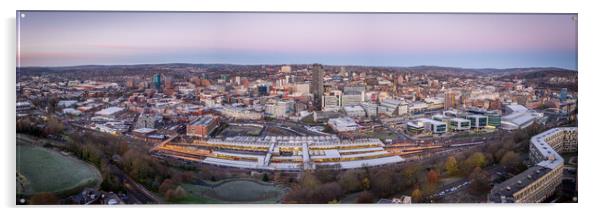 Sheffield Panorama Acrylic by Apollo Aerial Photography