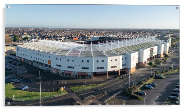 Bloomfield Road Acrylic by Apollo Aerial Photography