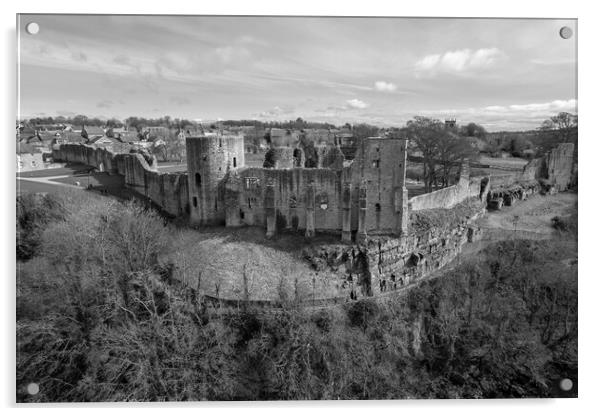 Barnard Castle Acrylic by Apollo Aerial Photography