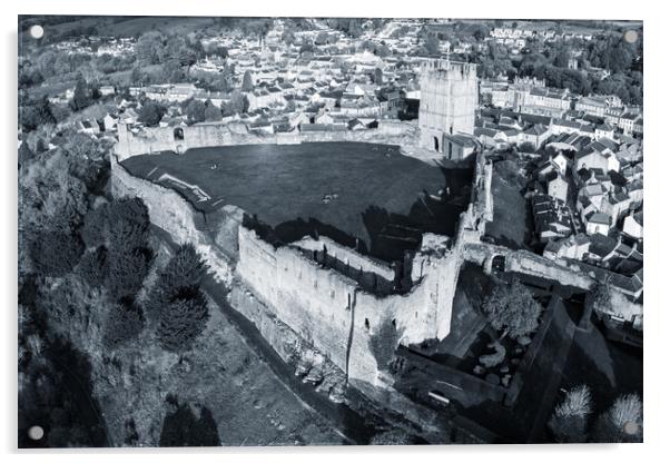 Richmond Castle Acrylic by Apollo Aerial Photography