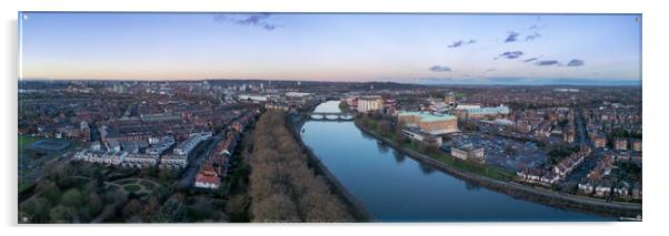 Nottingham Skyline Acrylic by Apollo Aerial Photography
