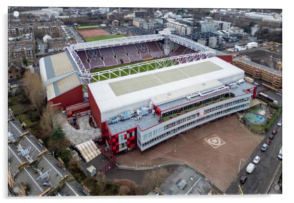 Tynecastle Stadium Acrylic by Apollo Aerial Photography