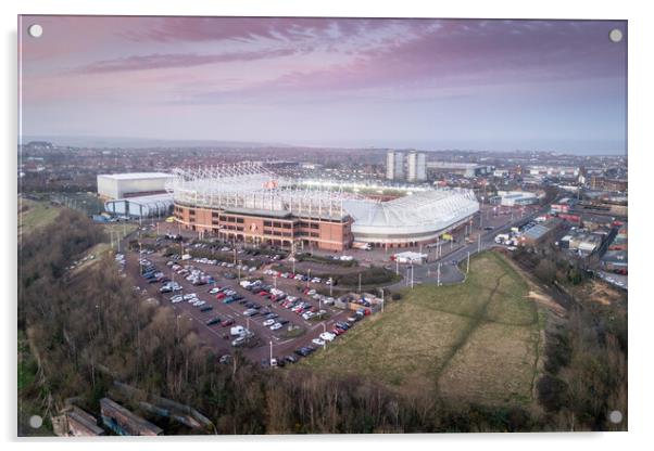 Sunderland Football Club Acrylic by Apollo Aerial Photography