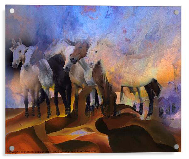 The Magnificent Seven Acrylic by Horace Goodenough