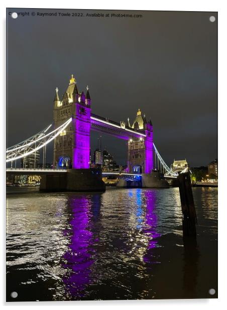 Tower Bridge Acrylic by Raymond Towle