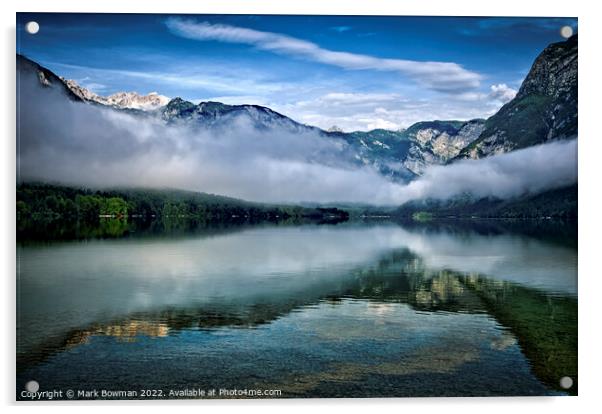 Cloud Lake Acrylic by Mark Bowman