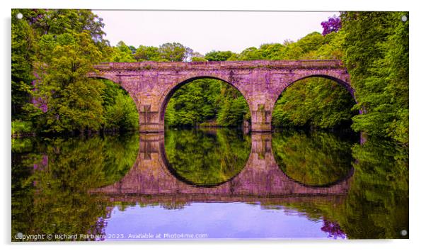 Prebends Bridge Acrylic by Richard Fairbairn