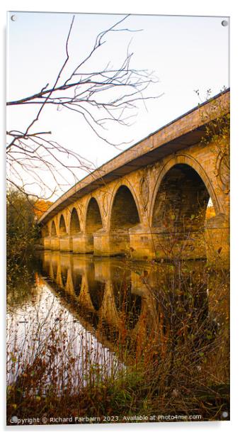 Arched Bridge Acrylic by Richard Fairbairn
