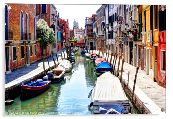 Venice Acrylic by Robin Clarke