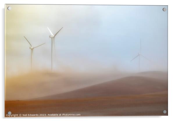 Dust Storm Acrylic by Neil Edwards