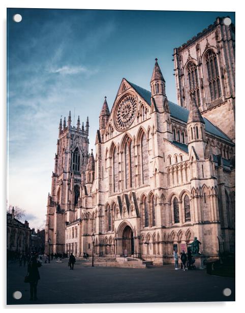 York Minster Acrylic by Alan Wise