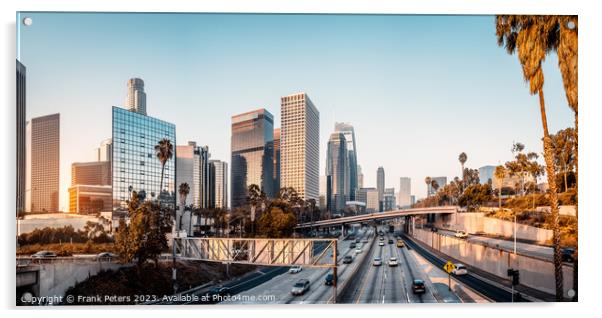 los angeles Acrylic by Frank Peters