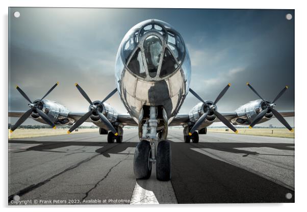 the superfortress B29 Acrylic by Frank Peters