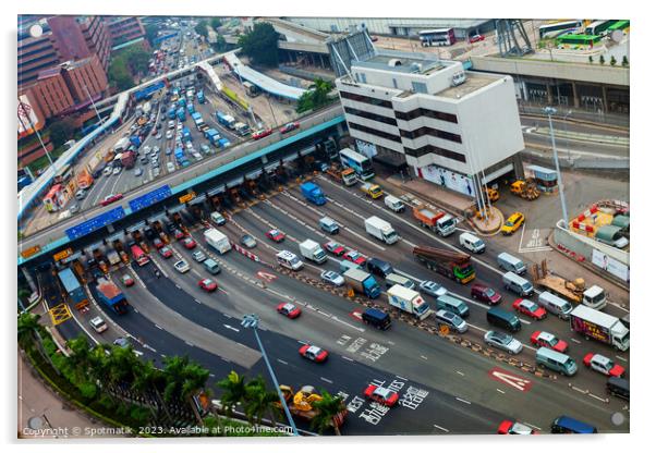 Kowloon Toll road Tsim Sha Tsui East Asia Acrylic by Spotmatik 