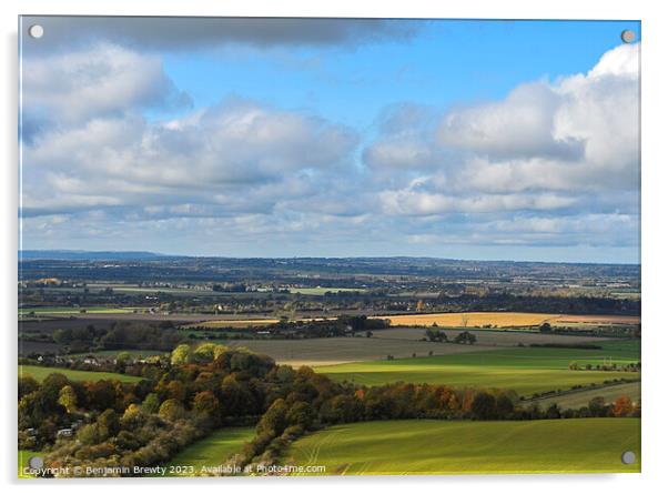 Dunstable Downs Acrylic by Benjamin Brewty